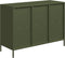 vidaXL - Dressoir - 101,5x39x73,5 - cm - koudgewalst - staal - olijfgroen