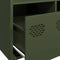 vidaXL - Dressoir - 101,5x39x73,5 - cm - koudgewalst - staal - olijfgroen