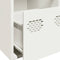 vidaXL - Dressoir - 101,5x39x73,5 - cm - koudgewalst - staal - wit