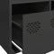 vidaXL - Dressoir - 101,5x39x73,5 - cm - koudgewalst - staal - zwart