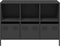 vidaXL - Dressoir - 101,5x39x73,5 - cm - koudgewalst - staal - zwart
