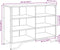 vidaXL - Dressoir - 101x35,5x74,5 - cm - bewerkt - hout - zwart
