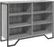 vidaXL - Dressoir - 101x35,5x74,5cm - bewerkt - hout - grijs - sonoma - eikenkleurig