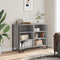 vidaXL - Dressoir - 101x35,5x74,5cm - bewerkt - hout - grijs - sonoma - eikenkleurig