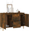 vidaXL - Dressoir - 101x35x70 - cm - bewerkt - hout - gerookt - eikenkleurig