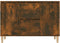 vidaXL - Dressoir - 101x35x70 - cm - bewerkt - hout - gerookt - eikenkleurig