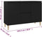 vidaXL - Dressoir - 101x35x70 - cm - bewerkt - hout - zwart