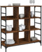 vidaXL - Dressoir - 102x32x103,5 - cm - bewerkt - hout - bruin - eikenkleur