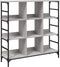 vidaXL - Dressoir - 102x32x103,5 - cm - bewerkt - hout - grijs - sonoma - eikenkleurig