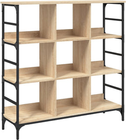 vidaXL - Dressoir - 102x32x103,5 - cm - bewerkt - hout - sonoma - eikenkleurig