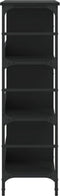 vidaXL - Dressoir - 102x32x103,5 - cm - bewerkt - hout - zwart