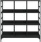 vidaXL - Dressoir - 102x32x103,5 - cm - bewerkt - hout - zwart