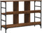 vidaXL - Dressoir - 102x32x73,5 - cm - bewerkt - hout - bruin - eikenkleur