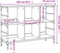 vidaXL - Dressoir - 102x32x73,5 - cm - bewerkt - hout - gerookt - eikenkleurig
