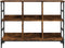 vidaXL - Dressoir - 102x32x73,5 - cm - bewerkt - hout - gerookt - eikenkleurig