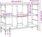 vidaXL - Dressoir - 102x32x73,5 - cm - bewerkt - hout - grijs - sonoma - eikenkleurig