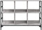 vidaXL - Dressoir - 102x32x73,5 - cm - bewerkt - hout - grijs - sonoma - eikenkleurig