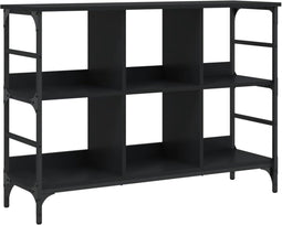 vidaXL - Dressoir - 102x32x73,5 - cm - bewerkt - hout - zwart