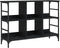 vidaXL - Dressoir - 102x32x73,5 - cm - bewerkt - hout - zwart