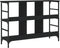 vidaXL - Dressoir - 102x32x73,5 - cm - bewerkt - hout - zwart