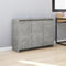 vidaXL - Dressoir - 102x33x75 - cm - bewerkt - hout - betongrijs