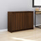 vidaXL - Dressoir - 102x33x75 - cm - bewerkt - hout - bruin - eikenkleur
