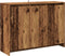 vidaXL - Dressoir - 102x33x75 - cm - bewerkt - hout - oud - houtkleurig