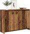 vidaXL - Dressoir - 102x33x75 - cm - bewerkt - hout - oud - houtkleurig