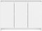 vidaXL - Dressoir - 102x33x75 - cm - bewerkt - hout - wit