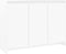 vidaXL - Dressoir - 102x33x75 - cm - bewerkt - hout - wit
