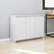 vidaXL - Dressoir - 102x33x75 - cm - bewerkt - hout - wit