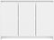 vidaXL - Dressoir - 102x33x75 - cm - bewerkt - hout - wit
