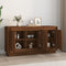 vidaXL - Dressoir - 102x35x55 - cm - bewerkt - hout - bruin - eikenkleur