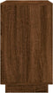 vidaXL - Dressoir - 102x35x55 - cm - bewerkt - hout - bruin - eikenkleur