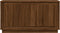 vidaXL - Dressoir - 102x35x55 - cm - bewerkt - hout - bruin - eikenkleur