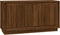 vidaXL - Dressoir - 102x35x55 - cm - bewerkt - hout - bruin - eikenkleur