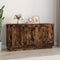 vidaXL - Dressoir - 102x35x55 - cm - bewerkt - hout - gerookt - eikenkleurig