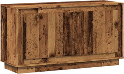 vidaXL - Dressoir - 102x35x55 - cm - bewerkt - hout - oud - houtkleurig