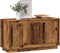 vidaXL - Dressoir - 102x35x55 - cm - bewerkt - hout - oud - houtkleurig