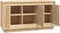 vidaXL - Dressoir - 102x35x55 - cm - bewerkt - hout - sonoma - eikenkleurig