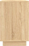 vidaXL - Dressoir - 102x35x55 - cm - bewerkt - hout - sonoma - eikenkleurig