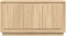 vidaXL - Dressoir - 102x35x55 - cm - bewerkt - hout - sonoma - eikenkleurig