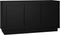 vidaXL - Dressoir - 102x35x55 - cm - bewerkt - hout - zwart