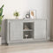 vidaXL - Dressoir - 102x35x60 - cm - bewerkt - hout - betongrijs