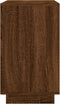 vidaXL - Dressoir - 102x35x60 - cm - bewerkt - hout - bruin - eikenkleur