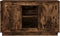 vidaXL - Dressoir - 102x35x60 - cm - bewerkt - hout - gerookt - eikenkleurig