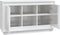 vidaXL - Dressoir - 102x35x60 - cm - bewerkt - hout - hoogglans - wit