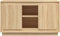 vidaXL - Dressoir - 102x35x60 - cm - bewerkt - hout - sonoma - eikenkleurig