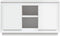 vidaXL - Dressoir - 102x35x60 - cm - bewerkt - hout - wit