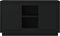 vidaXL - Dressoir - 102x35x60 - cm - bewerkt - hout - zwart
